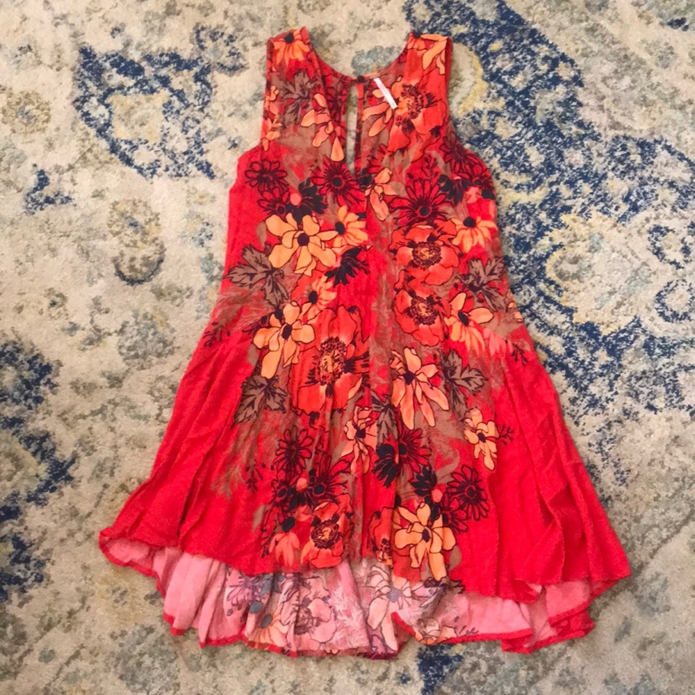 Floral Free People Tunic